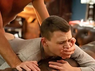 Boy's Visions of His StepUncle&rsquo;s Insensible to Cock in His Throat and Tight Boy Hole - Fuckcest